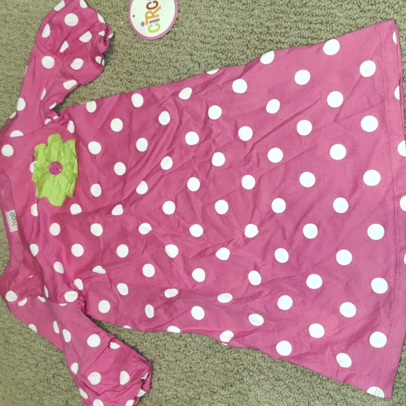 NWT Pink Polka Dot Dress 4T - Picture 1 of 3